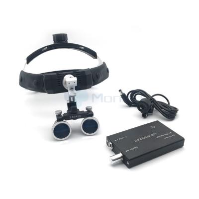 China Hot sale 3.5X 420mm dental loupe/headband dental loupes with LED headlight MC-K023 for sale