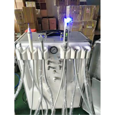 China dental area portable dental unit with 600ML clean water bottle/mobile dental unit with air compressor/dental equipment for sale