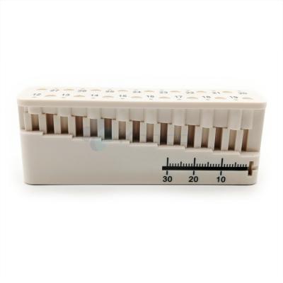 China Dental Sector Endo Block Dental Instrument For Canal Files Measuring Endo Box Ruler/Dental Tool for sale