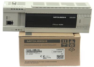 China Programmierbarer Logik-Prüfer Mitsubishi, FX3GE-40MT/ESS, PLC, 24 PLC HEREIN, 16 HERAUS, Transistor, 100-240VAC zu verkaufen