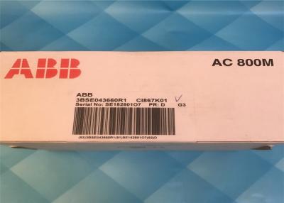 China ABB CI867 3BSE043660R1 10/100 Mbit/s (Ch1), 10 Mbit/s (Ch2) Digitale I O Module Te koop