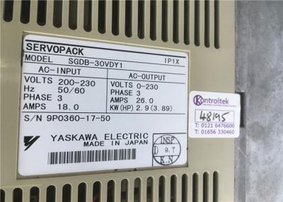 China A C.A. elétrica de Yaskawa SERVOPACK entrou 3 movimentações servo industriais SGDB-30VDY1 da fase 200-230V à venda