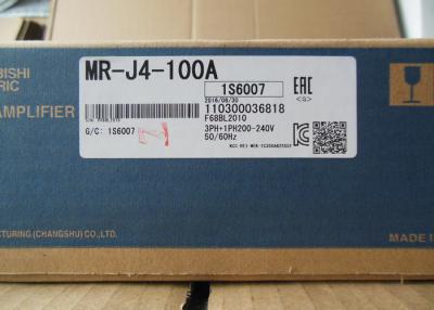 China Mitsubishi AC SERVO AMPLIFIER MR-J4-100A 1KW 200V Servo Drive NEW in stock for sale