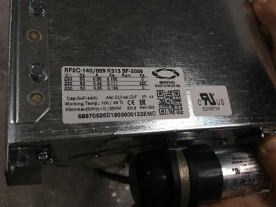 中国 ABB ACS800のためのインバーター ドライブ産業遠心ファンRF2C-140/059 K313 230VAC 販売のため