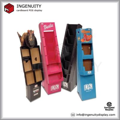 China cardboard POP/POS display, cardboard floor display, corrugated cardboard display for sale