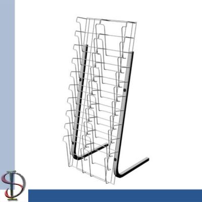 China 20 pockets managize metal display rack for sale