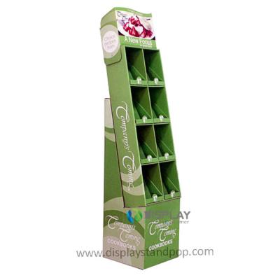 China Power Wing Food Displays, Cardboard Food Displays with CMYK 4C Printing for sale