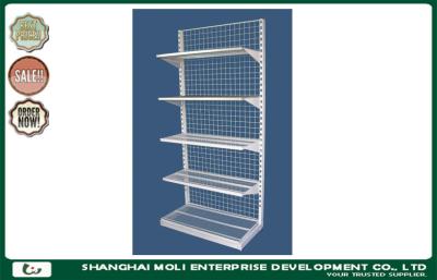 China Light Duty Wire Mesh Metal Single sided Supermarket Shelf Rack Display Equipment for sale