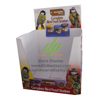 China Supermarket shelf point of purchase dump bin display store fixtures with longlasting print for sale