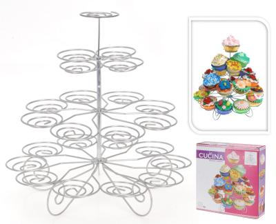 China 4 Tier 23 Cupcake Party Display Stand for sale