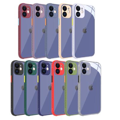 China 2020 Anti-scratch Camera Lens Protector Phone 2 in 1 Shockproof Case For iPhone 12 Case Cover for sale