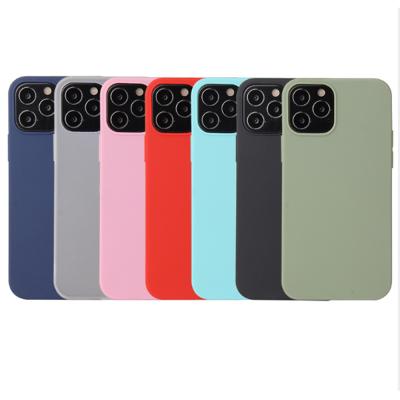 China Anti-scratch 1.0mm matte candy tpu phone case for iphone 12 pro Max 5.4inch, 6.1inch, 6.7inch for sale