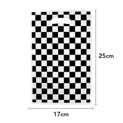 China Modern Disposable Tableware Set Black And White Checkerboard Amazon Mosaic Decoration for sale