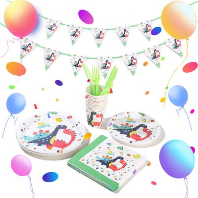 China Modern Cute Dinosaur Party Decor Cheapest Cost Set For Kids Birthday Party for sale