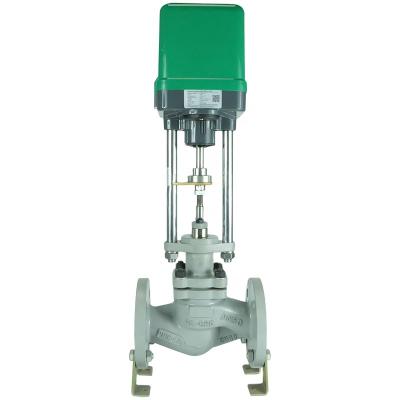 China General Pressure Proportional Electric Flow Automatic Temperature Control Oil Transfer Heat Steamer Single Seat Electric Control Valve for sale