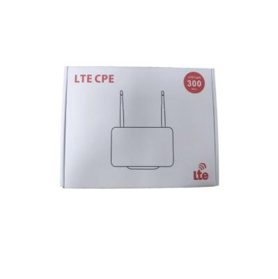 China CPE Home Routers 4G LTE 300mbps Wireless WIFI Router with SIM Card Modified Unlimited Hotspot for sale