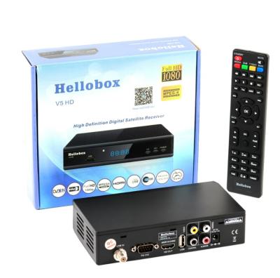 China Hellobox v5 HD Receiver Support CCCAM Satellite Finder HD Digital TV Built-in Box Hellobox v5 Hellobox v5 for sale