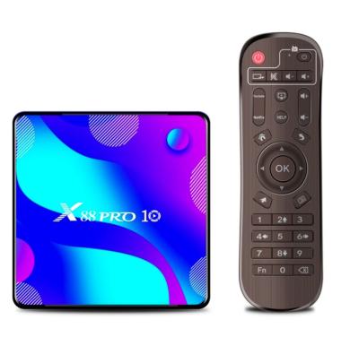 China WIFI: 2.4G+5G X88 4G 32G 64G BOX 4K 5.0G WIFI BT 4.1 PRO 10 Android TV Set Top Box 10.0 for sale