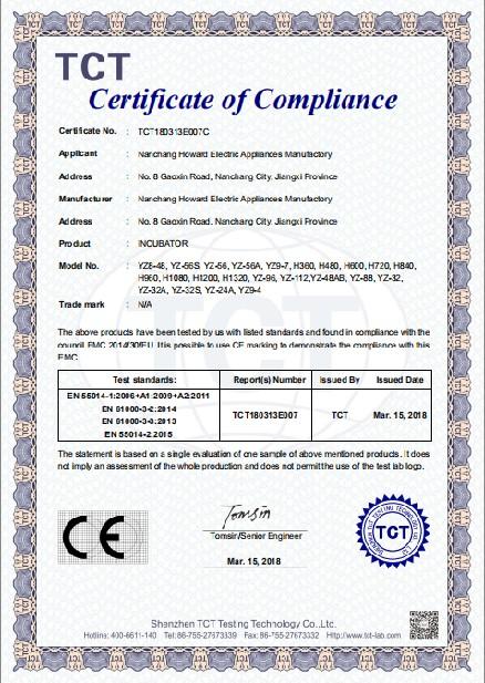 CE - Nanchang Howard Technology Co., Ltd.