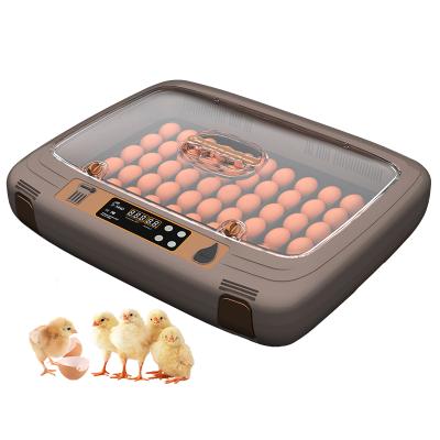 China Newest Temperature and Humidity Control HHD Automatic Fully Automatic 50 Egg Incubator with CE Approved Mini Eggs Incubator For Sale for sale