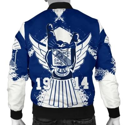 China Phi Beta Sigma Fraternity My Dove QUICK DRY bomber jacket for winter jacket wholesale custom coats plus size boys bomber jacket for sale