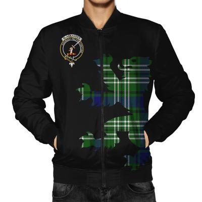 China Lion Tartan Clan Scotland Blackadder Casual Jacket Custom Sublimated Bomber Jacket Plus Size Mens Bomber Jacket Fashion QUICK DRY for sale