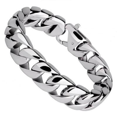 China Fashionable European American Personality Bracelet Stainless Steel Accessories Men's Punk Jewelry for sale