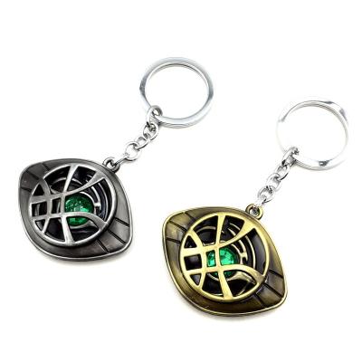 China Doctor Strange's Dr.Strange Key Chain Trendy Infinity Stones Steve Cosplay Agamotto's Eye Pending Key Chain for sale