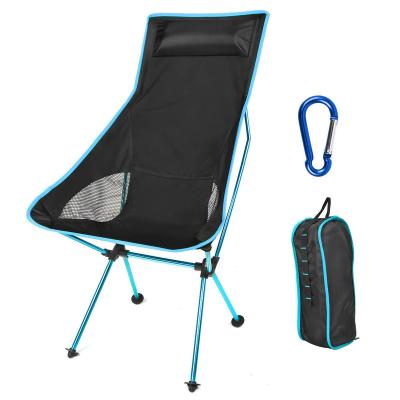 China Easy-carry; Studry Factory Dropshiping Most Comfortable Camping Chair With High Pillow Back Ultralight Camping Chair for sale