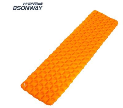 China Pancake Style BSONWAY Lightweight Inflatable Square Sleeping Mattress Camping Durable , Works Perfectly for sale