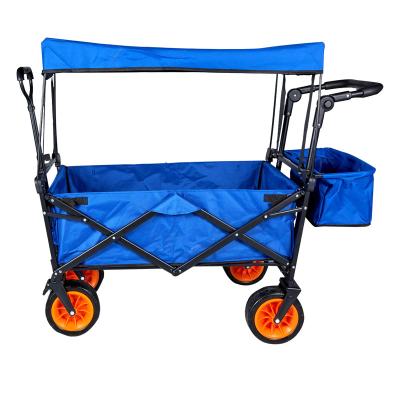 China Multifunctional Folding Truck Canopy Steel View Garden Travel Folding Service Beach Cart for sale