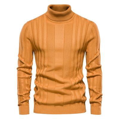 China 2022 Anti-wrinkle fashion 100% wool knit winter plus size men's clothing turtle neck men's pullovers pullovers sweater for sale