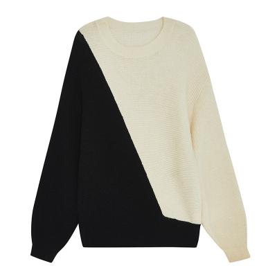 China Anti-Wrinkle OEM ODM ODM Sweaters Womens Tops Winter New Arrivals Designer Ladies Crewneck Custom Pullover Knit Women Sweater for sale