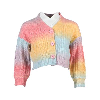 China Custom Anti-wrinkle knitwear iridescent sleeve women cardigan sweater jacquard sweater long knitted cardigan for sale