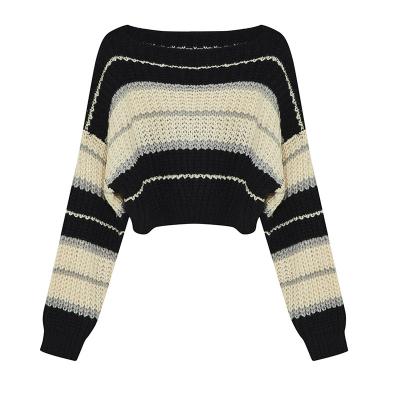 China New Harajuku Sueter Ladies Cardigan Fashion Designer Anti-wrinkle Knitted Sweater Custom Jacquard Tapestry for sale