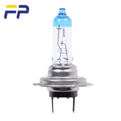 China Automotive headlight PX26D 12V 55W H7 halogen bulbs in stainless steel base+UV quartz glass for sale