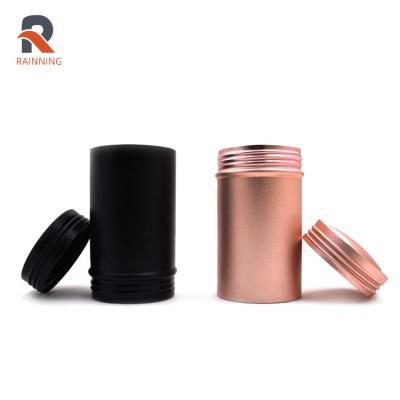 China Custom Empty Aluminum 50*85mm High Quality Cosmetic Tin Can Tea Packaging Aluminum Cans 100ml for sale