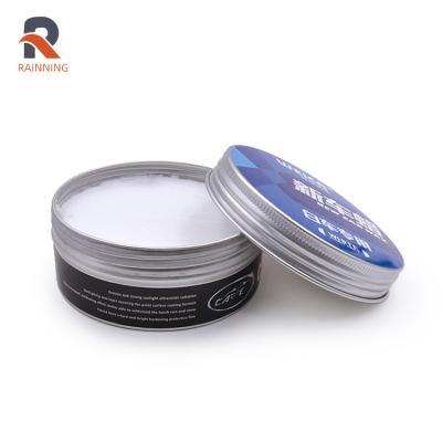 China 250ml Cosmetic Aluminum Jar With Round Shape Silver Metal Screw Lid Color Hair Wax Cosmetic Packaging Container for sale