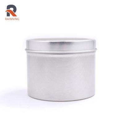 China Mirez/Tea/Candy/Earphone Round Metal Jars With Flip Cover 120ml Aluminum Jar/Cosmetic Packaging Wholesale for sale