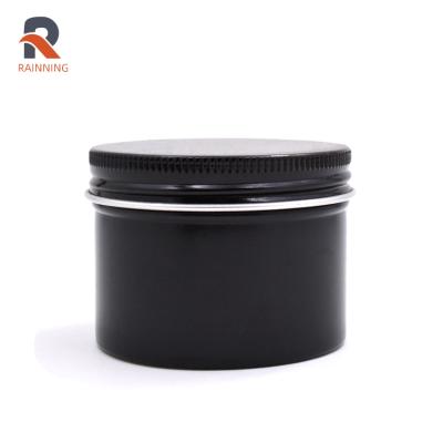 China Wholesale Factory Price Cosmetic.food Round Metal Can Black Tin Can for sale