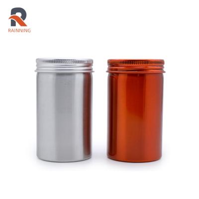 China Cosmetic Aluminum Can 80ml , Metal Container Packaging Aluminum Cans For Essential Oils for sale