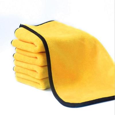 China Property Car Wash Car Towel Thicke Coral Velvet Car Wash Viable Cleaning Absorbent Towel for sale