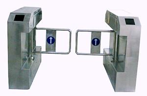 China AC220V 50HZ Drop Arm Turnstile Comapct Safety With Automatic Lock Function for sale