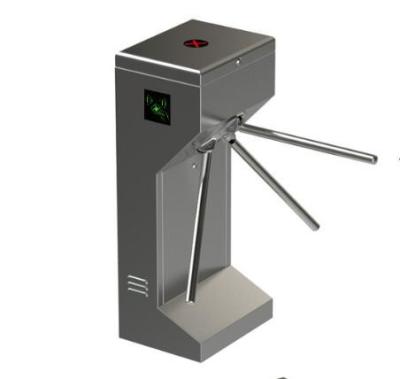 China Office 2x20 LCD RS485 Bi Directional ESD Tripod Turnstile for sale