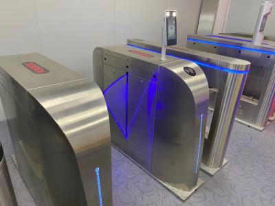 China Face Recognition Infrared Thermoter Automatic System Turnstile 30 Degree Filed View for sale