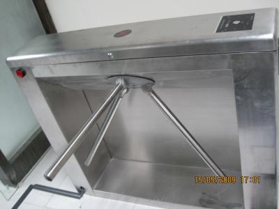 China Access Control Half Height Turnstiles , Electronic Stainless Steel Turnstiles for sale