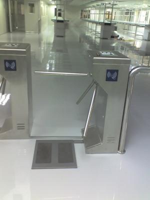 China Stainless Steel Speed Gate Turnstile ESD Protect Area Gate With DC Electric Motor for sale