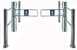 China Rustproof Speed Gate Turnstile Swing Barrier Gates L380 X W280 X H1000mm for sale