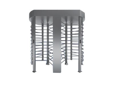 China Mechanical Turn Style Gate Stainless Steel Turnstile Full Height 30 People/Min for sale