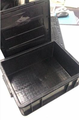 China Plastic ESD Safe Containers With Cover for sale